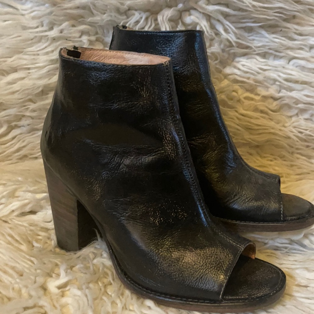 Bed Stu Peep Toe Booties
